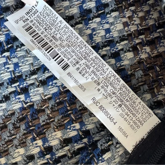 ZARA 💙 Tweed Top & Skirt Set - Picture 15 of 16